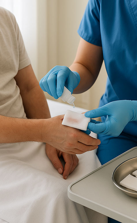 پشت هر زخم درمان‌شده، یک تیم متخصص ایستاده است