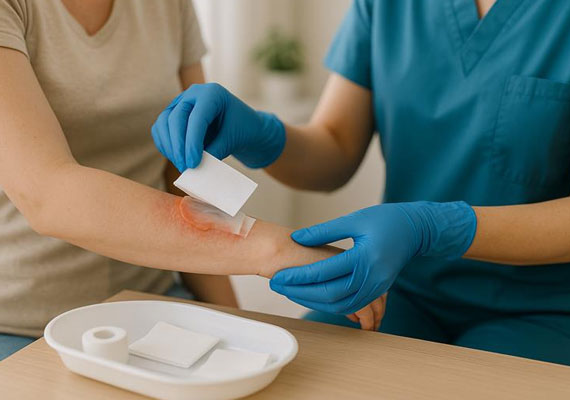 بازگرداندن سلامت پوست، بدون ترک خانه با خدمات پانسمان سوختگی در منزل